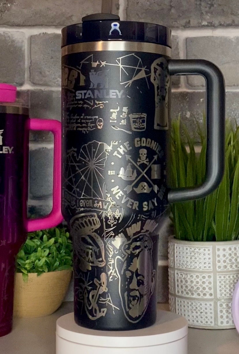 Goonies Laser Engraved Tumbler