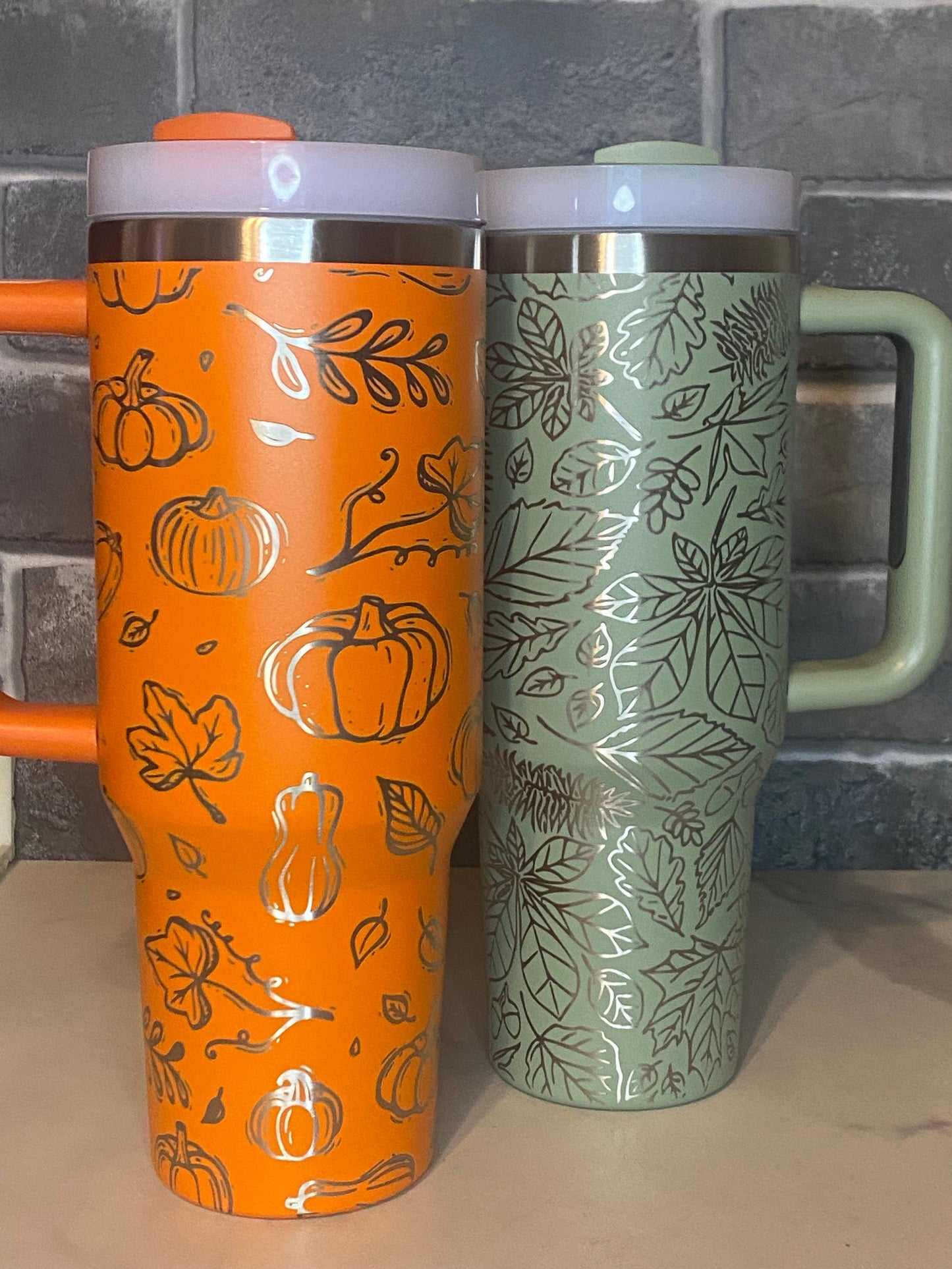 Fall Theme Tumbler