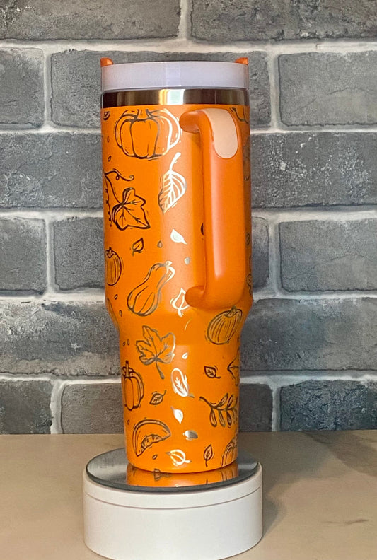 Fall Theme Tumbler
