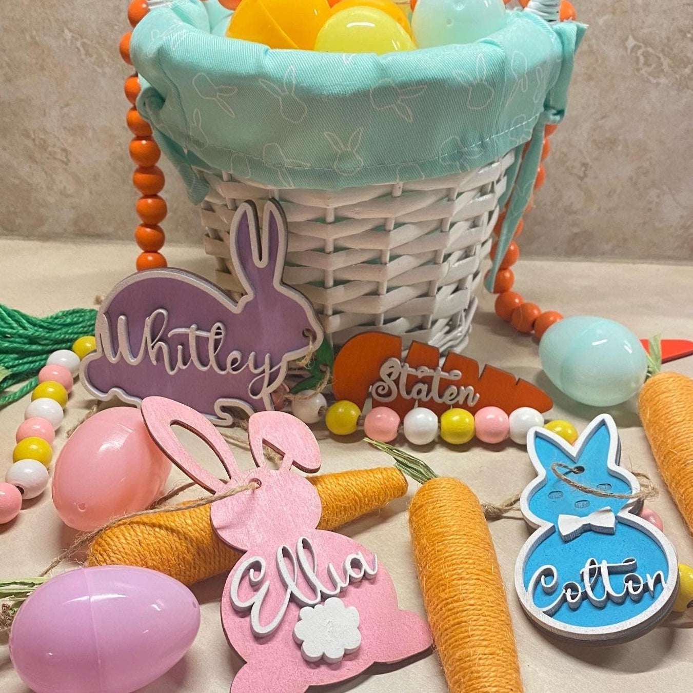 Personalized Easter Basket Tags