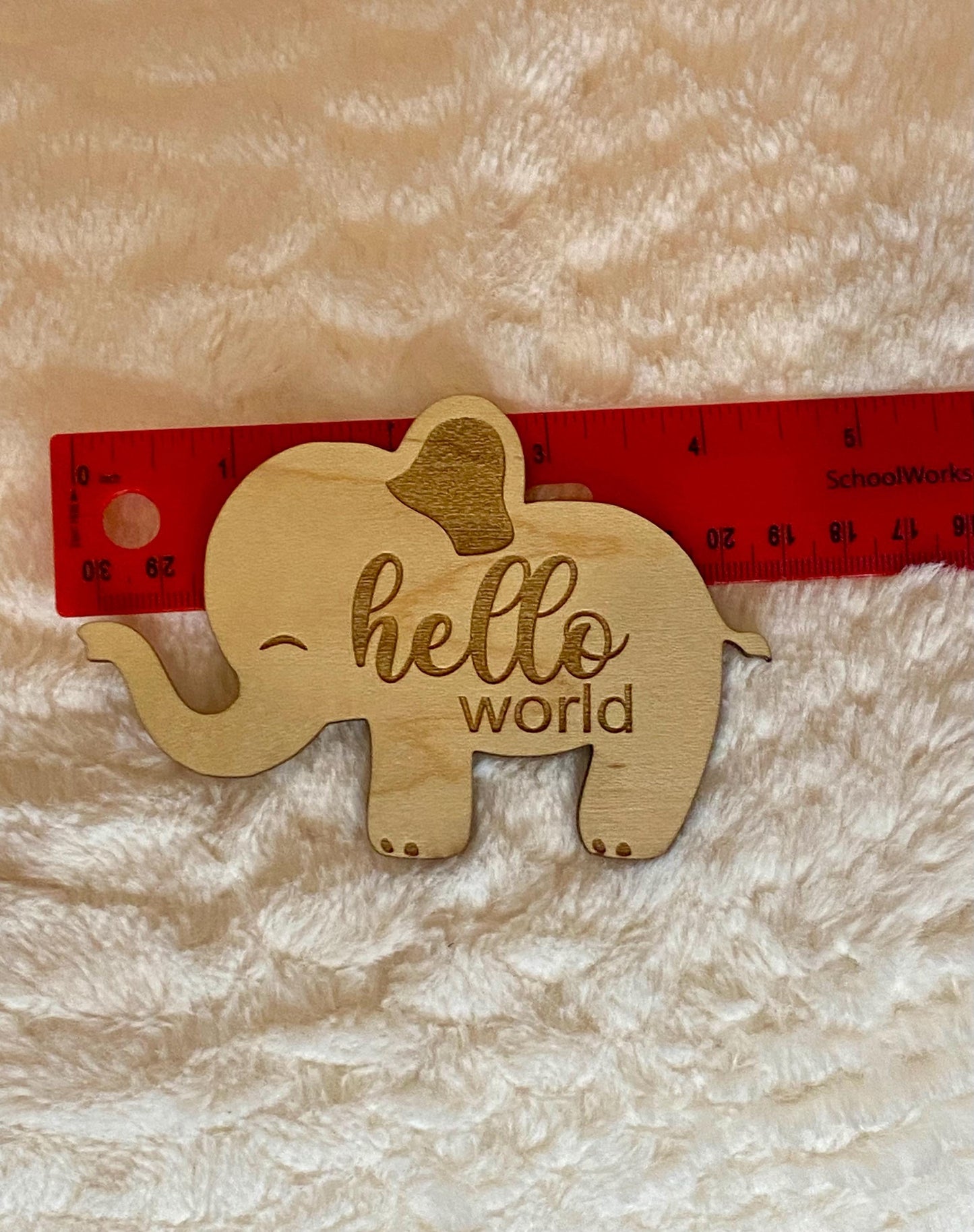 Elephant Baby Milestone Picture Prop - Monthly Milestone Marker -  Themed Photo Prop - 1st Year Baby Photography Set